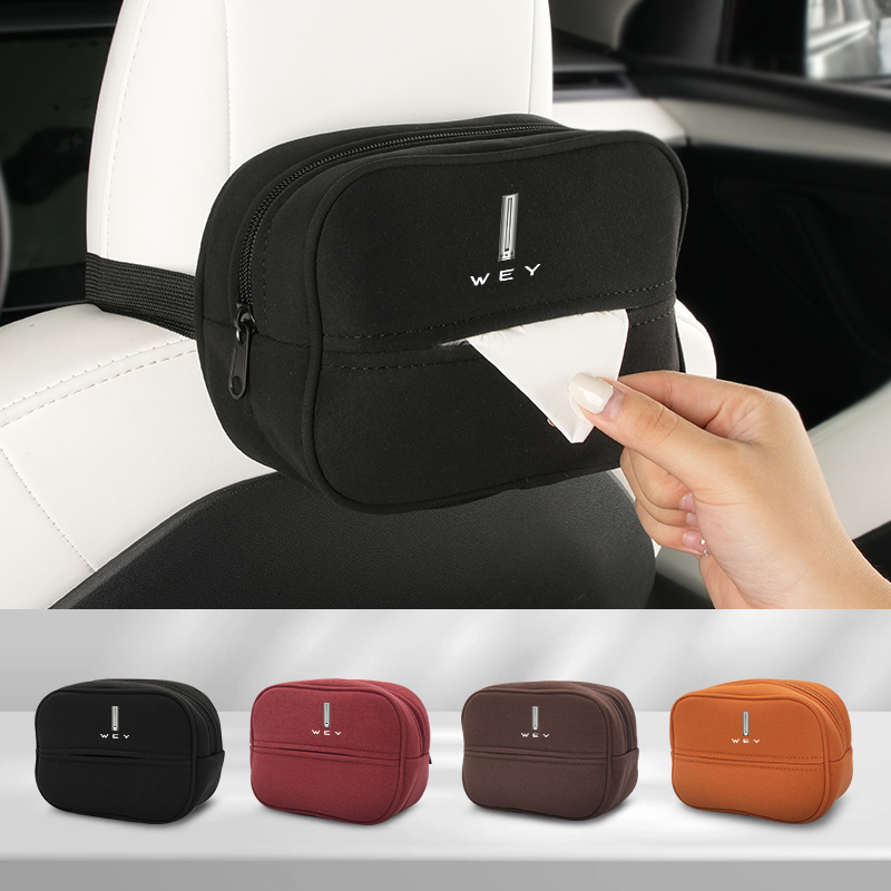 Car Accessories Under 500 - Car Seatback Tissue Box Paper Storage