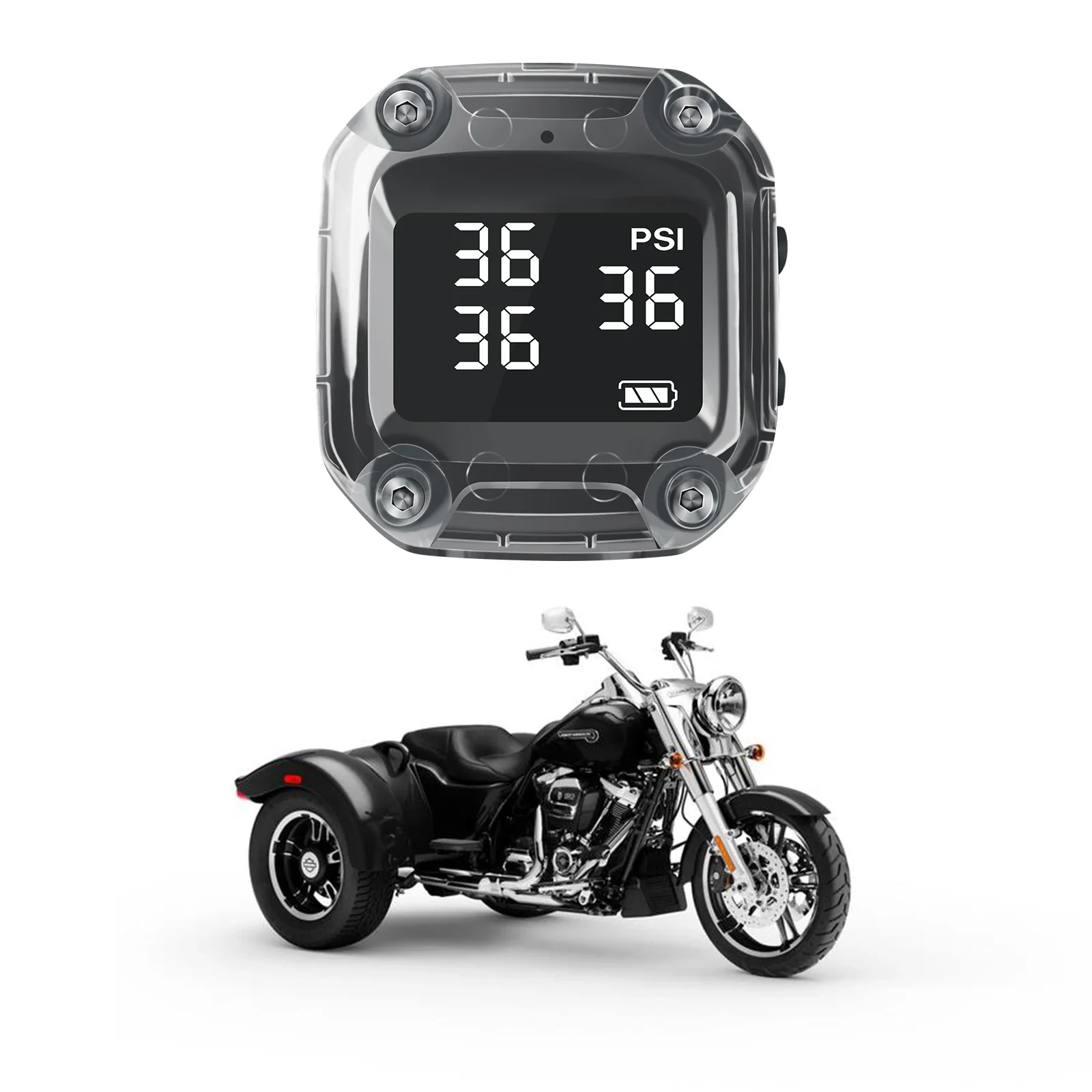 Tire Pressure Monitor - Motorcycle wireless tire pressure monitoring system