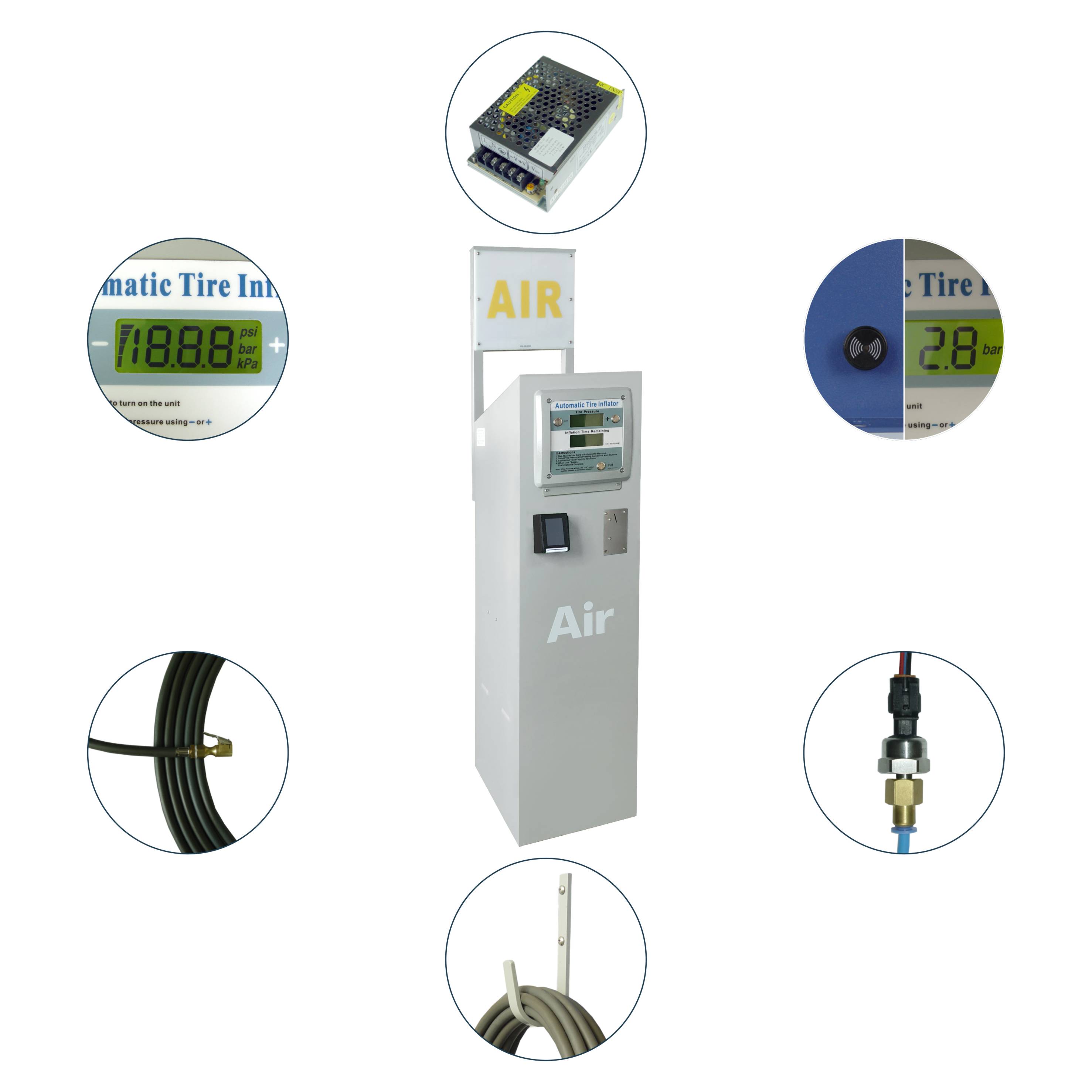 IP66 Waterproof Dual Cylinder  - Tire Pressure Monitor review and price