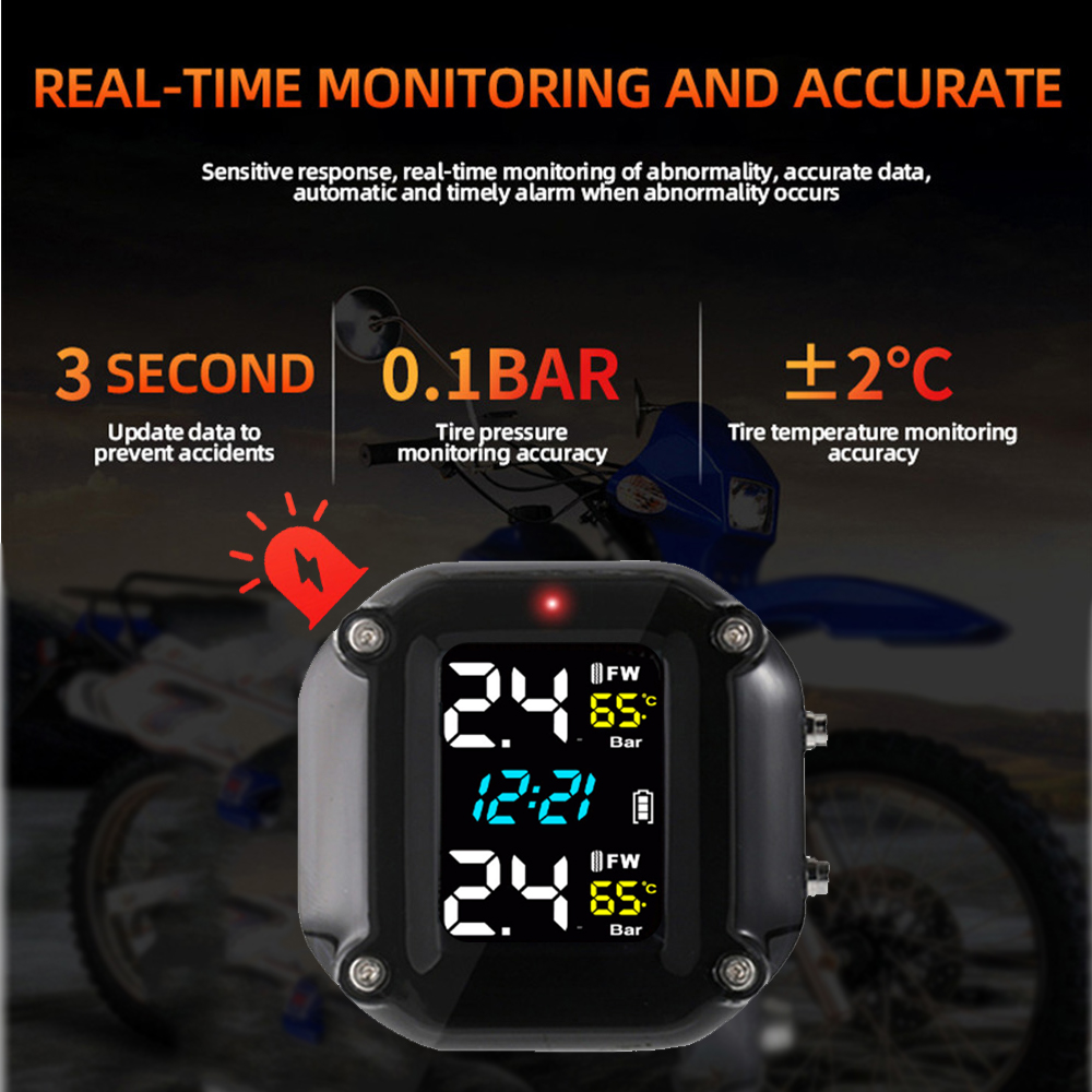 Motorcycle Tire Pressure Senso - Tire Pressure Monitor review and price