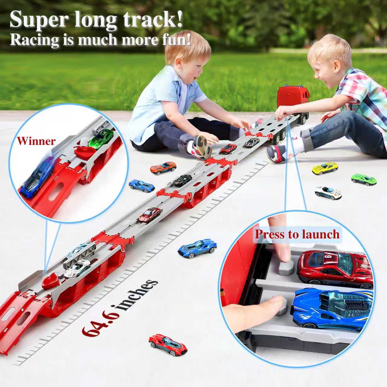 Folding Car Carrier Truck Toy  - Car Accessories For Boys review and price