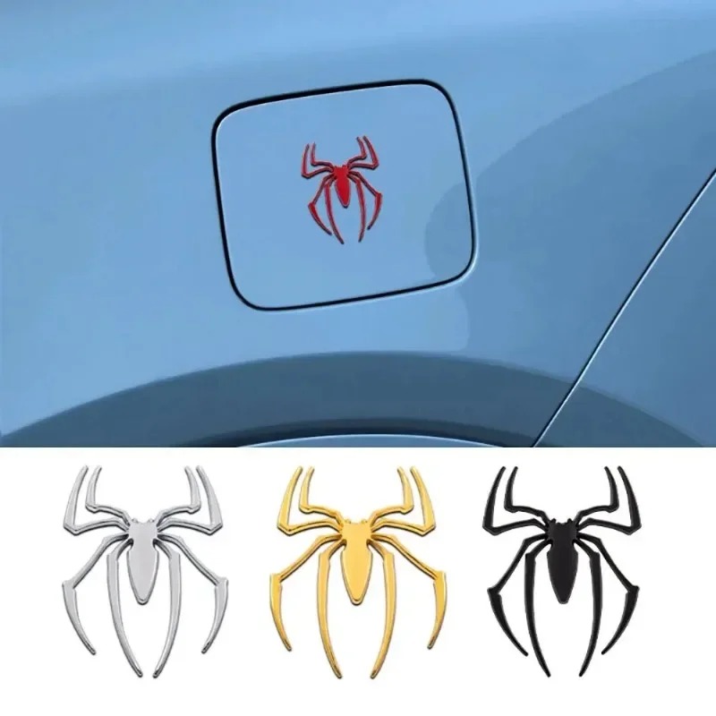 3D metal car stickers, spider  - Car Accessories Exterior review and price