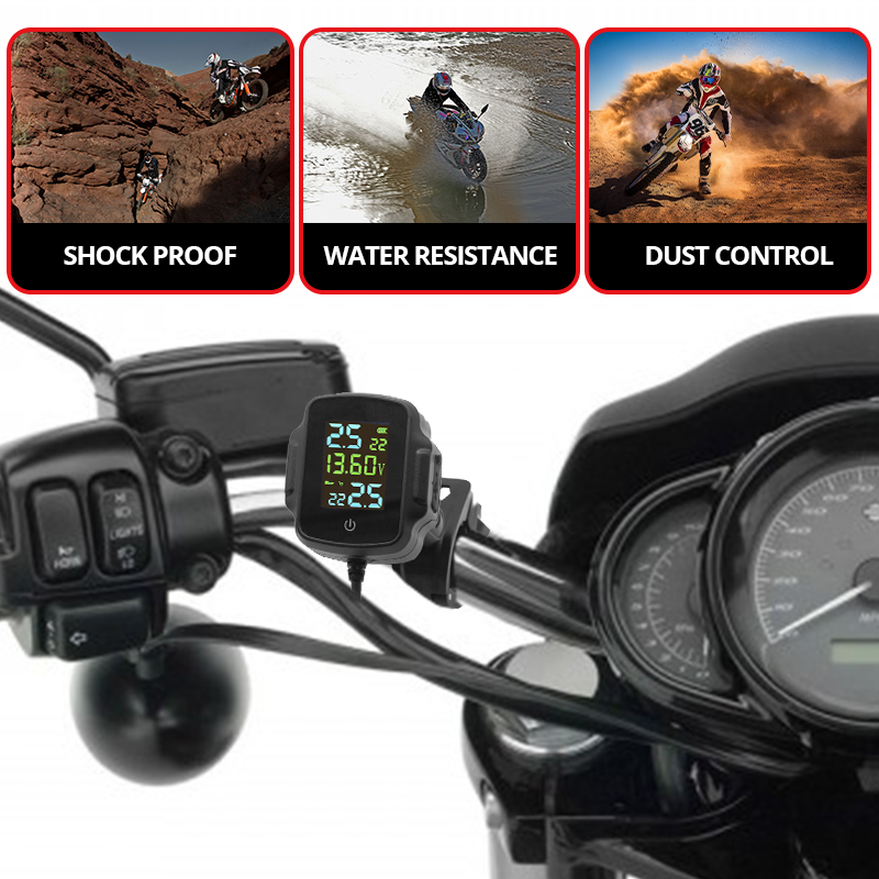 Motorbike TPMS USB Output With - Tire Pressure Monitor review and price