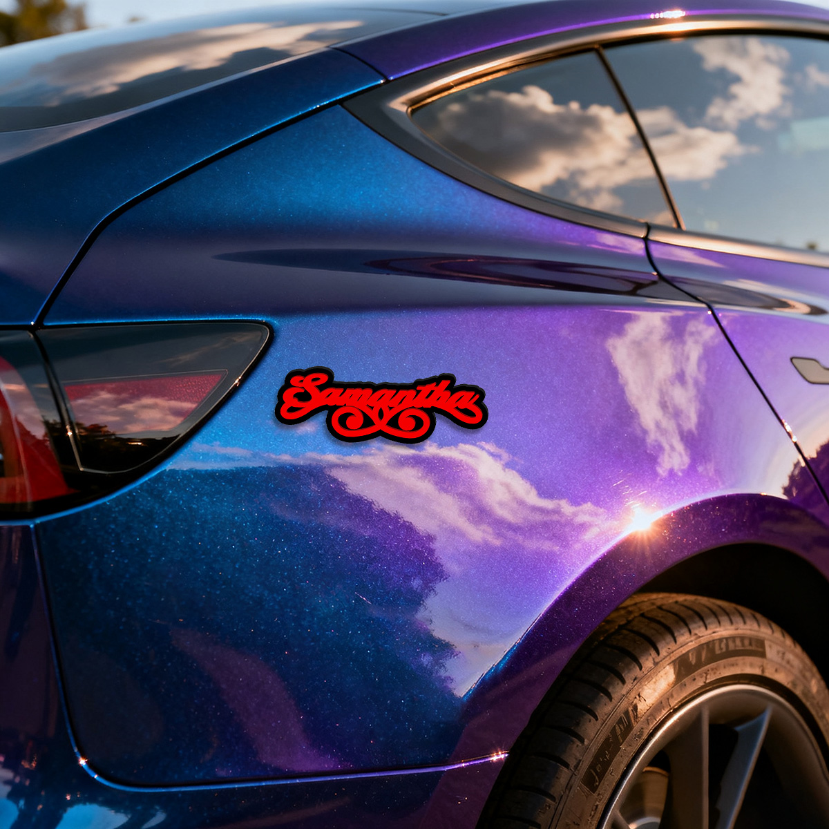 Elegant Samantha Swirl Flouris - Car Accessories Exterior review and price