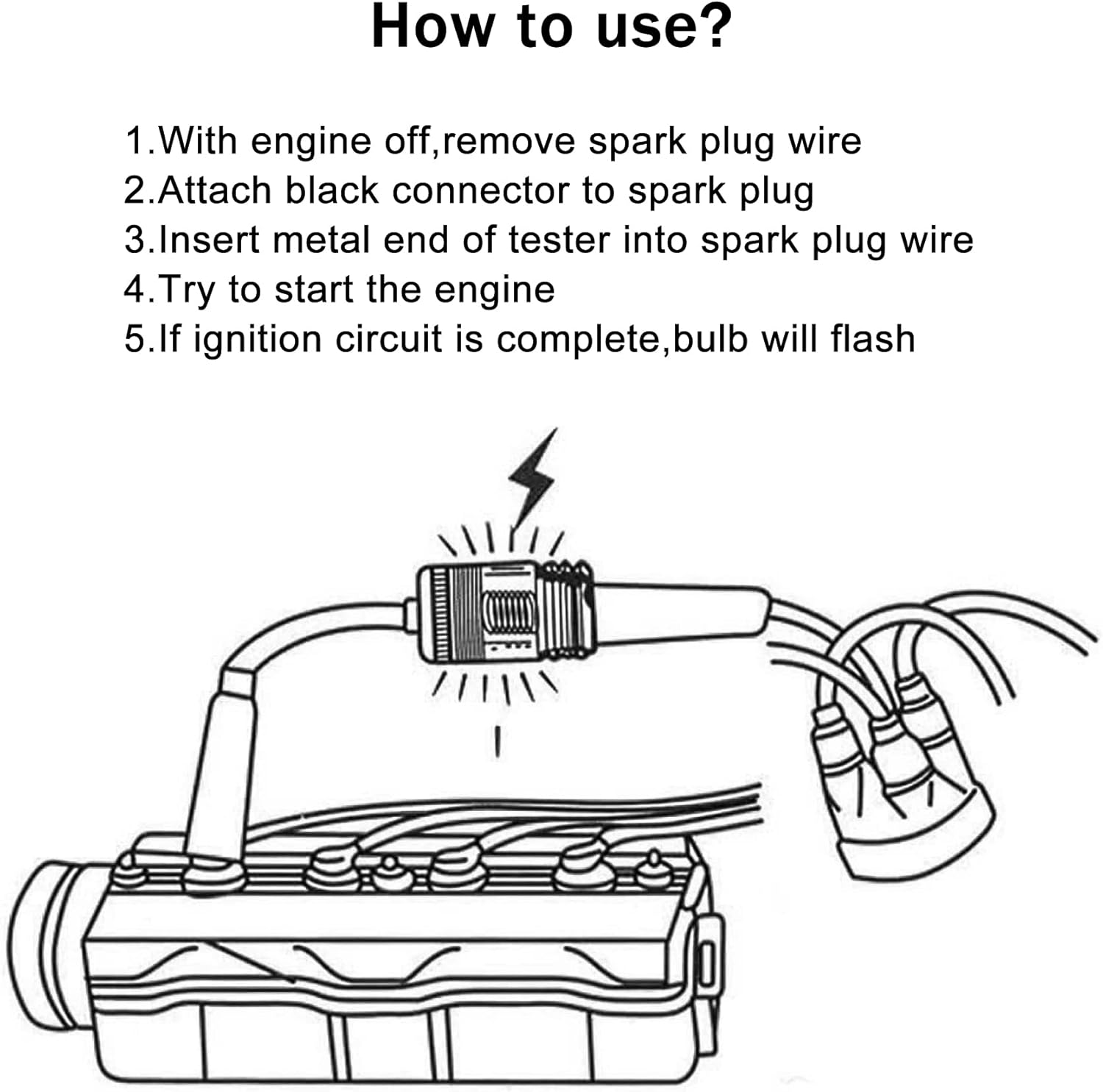 Inline Spark Plug Tester, Plug - Car Accessories Exterior review and price