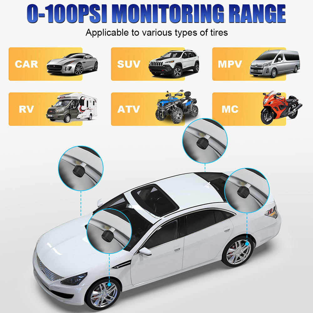 Bluetooth 5.0 Sensors Motorcyc - Tire Pressure Monitor review and price